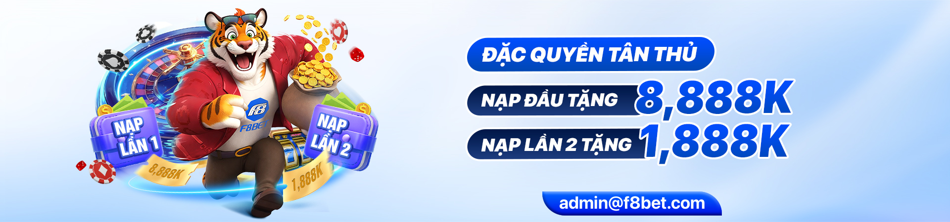 ưu đãi đặc quyền tân thủ f8bet nạp đầu tặng 888k